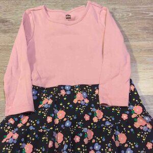 Tea Collection Size 2 Girls Tiered Skirted Twirl Dress Pink Floral